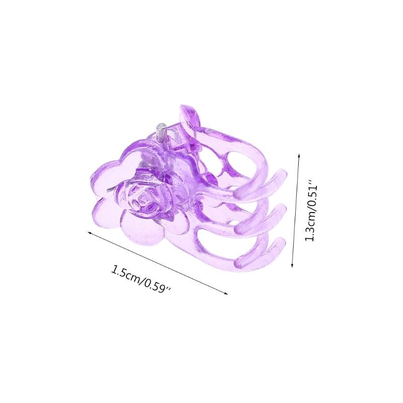 60 stk plast plante fix orkide klips hage støtte klemmer orkide dyrker blomster frukt vintreet støtte