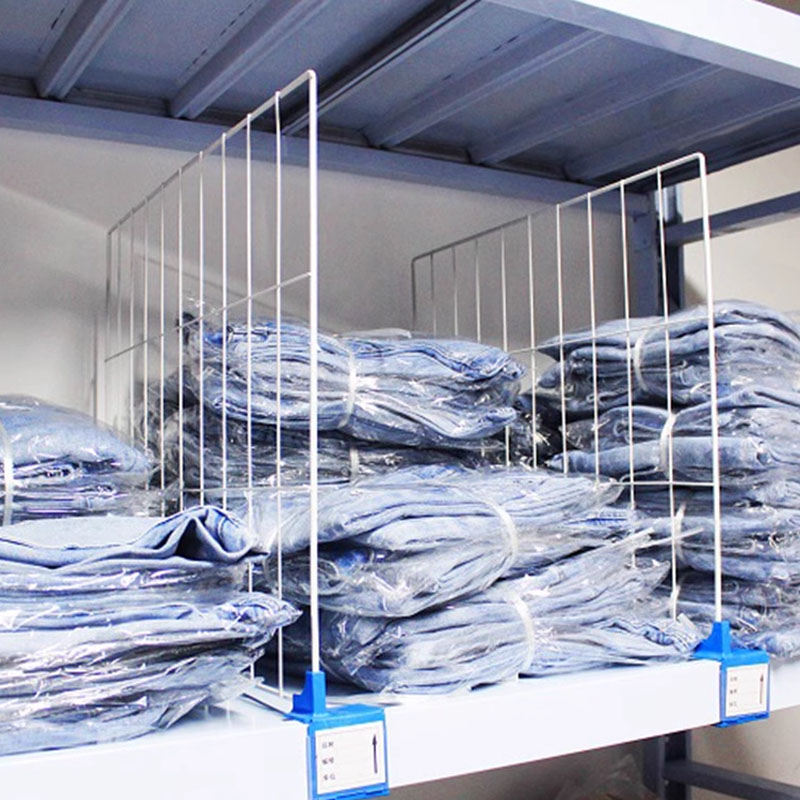 2PCS Shelf partition fence mesh grid partition fence warehouse shelf Dividers Wire Shelving home Closet storage organization