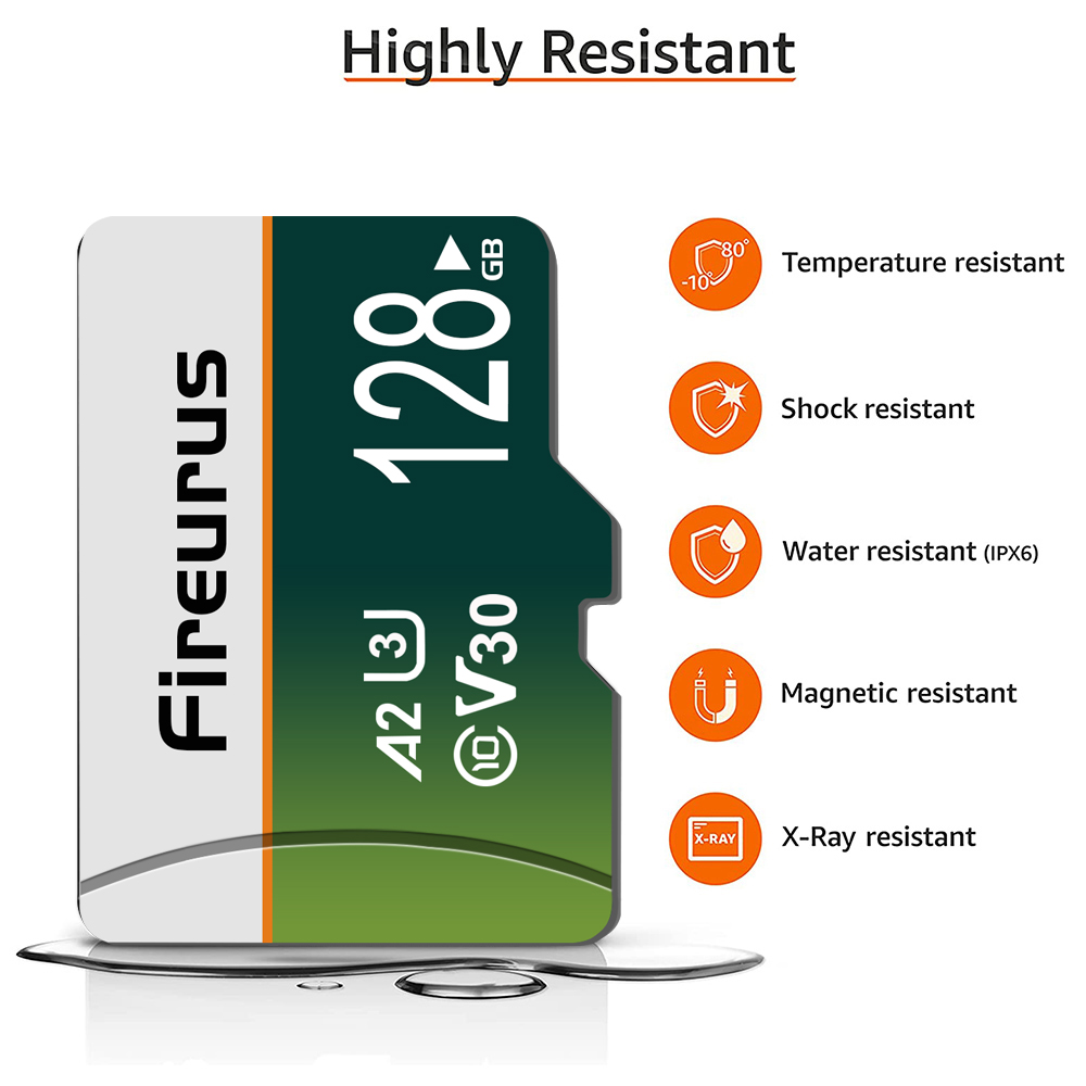 Fireurus original high speed micro tf/sd card sd memory card 128 gb mini flash card class 10 for camera/phone/pc