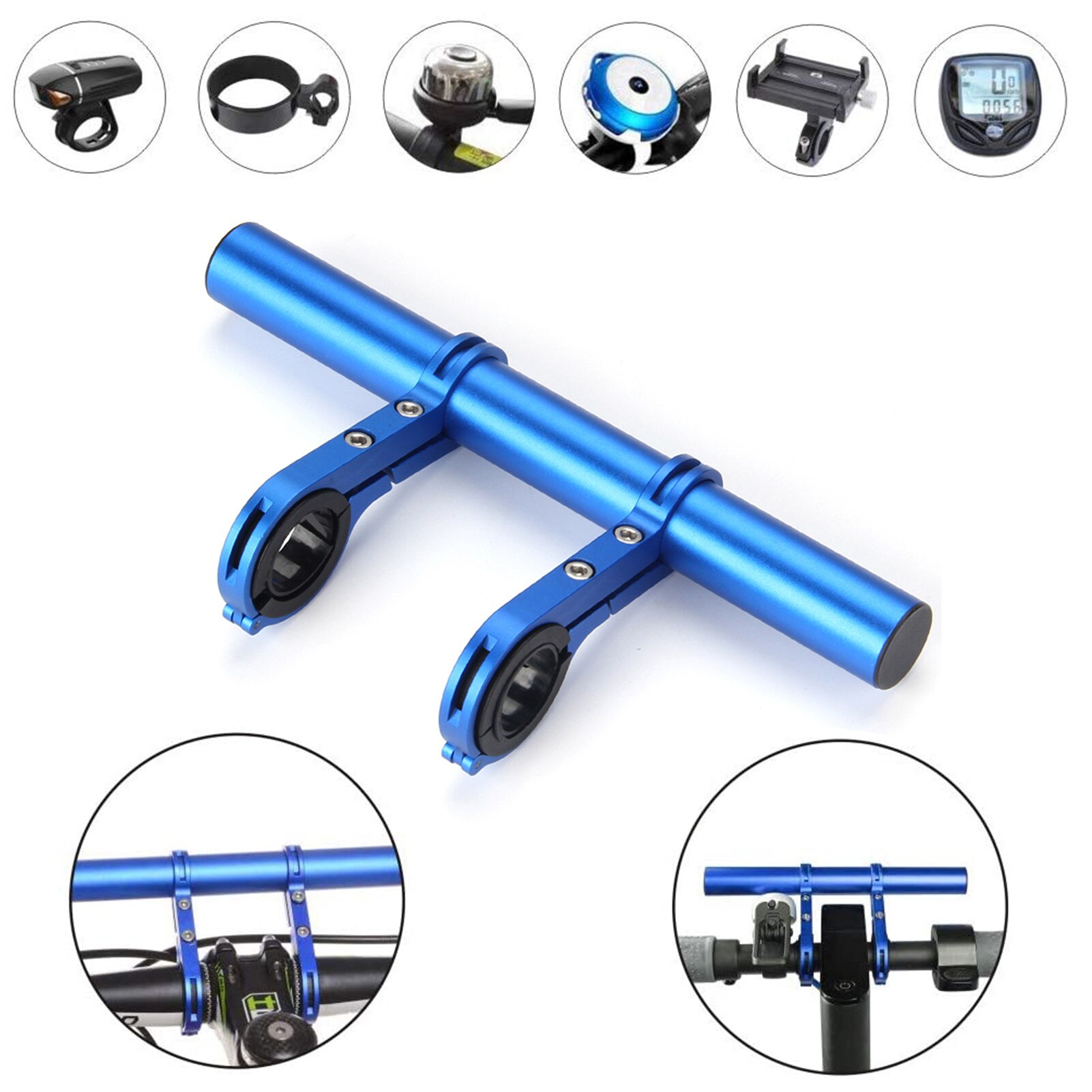 Road Bike Extension Rack Aluminum-alloy Durable Lightweight Multifunctional Extender T Type Bicycle Bracket Cycling Vividly