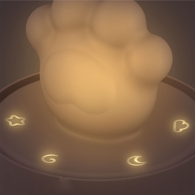 Cat Claw Music Night Light Toys For Children Home Decoration USB Charging Bedroom Cartoon Led Baby Sleeping Night Light Toy