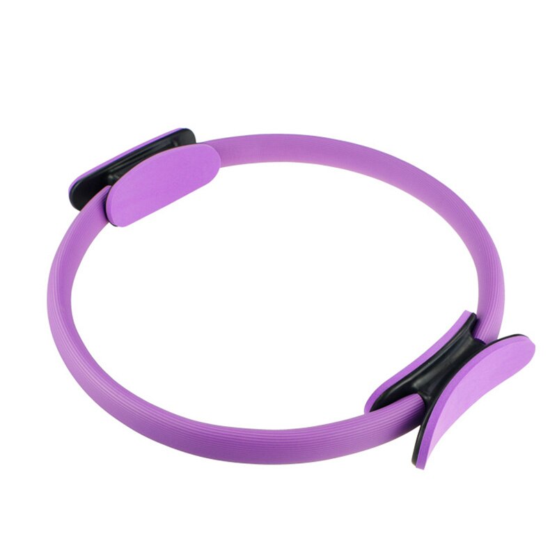 Yoga hoop Magic Circle for home exercises Pilates Fitness ring loop waist arm shape sports accessories workout tools: purple