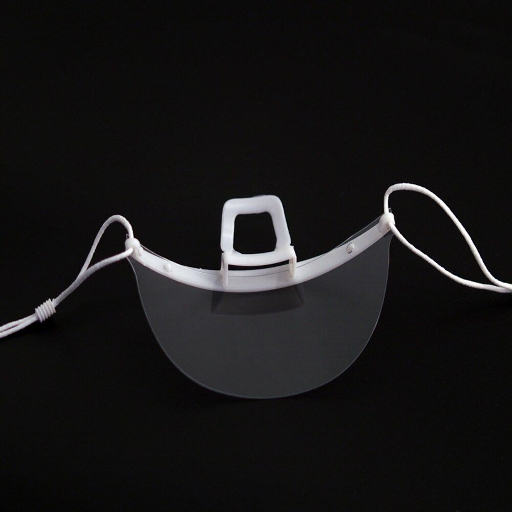 20 stk gennemsigtige masker permanent anti tåge catering mad hotel plastik køkken restaurant masker kokkens special
