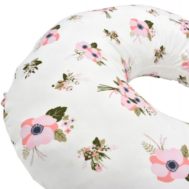 2 Pack Nursing U Pillow Cover Soft Removable and Washable with Hidden Zip Newborn Baby Breastfeeding Pillow Cover