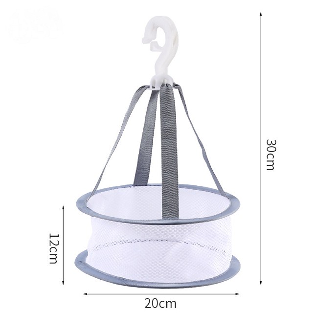 Hanging Mesh Drying Rack For Makeup Blender Sponge Brushes Puff Egg Drying Basket Cosmetic Tool Cleaning Holder Organizer: Gray