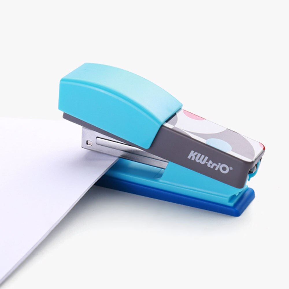 Mini Cute Carton Rocking Stapler Stapler 20 Sheet Capacity for Home School Office Executive: Blue