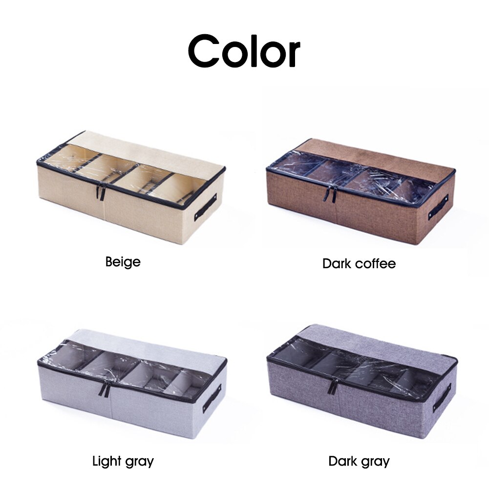 Non-Woven Family Save Space Bed Under Closet Storage Box Clothes Divider Organiser Quilt Bag Holder Organizer Fast Ship