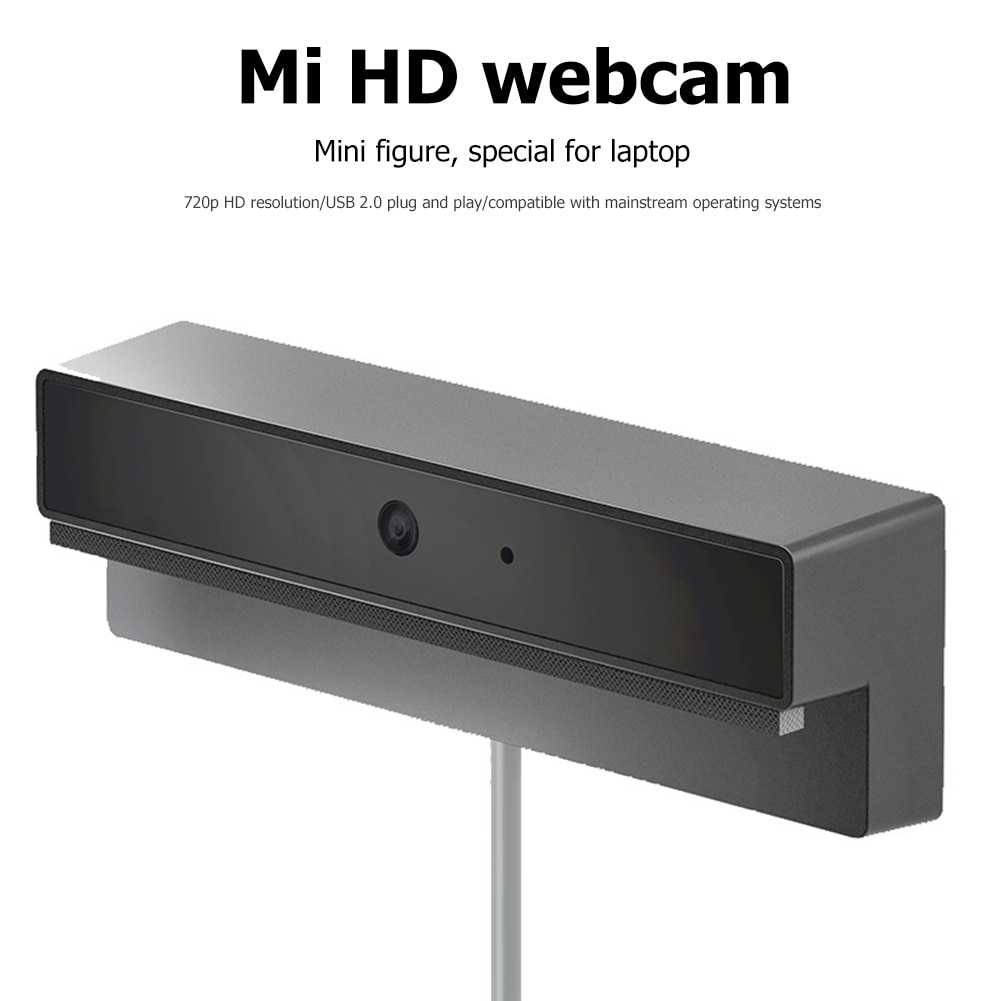 Xiaomi webkamera 720p hd usb 2.0 driver gratis webkamera cam til live-udsendelse videokonference til windows 10 32 64 bit bærbar computer
