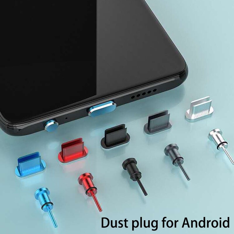 Android Telefoon Stof Plug Poort Opladen Usb Hoofdtelefoon Gat Stof Blokkeren Voor Huawei Data Plug Oppo Xiaomi Vivo Glory Afdichting plug