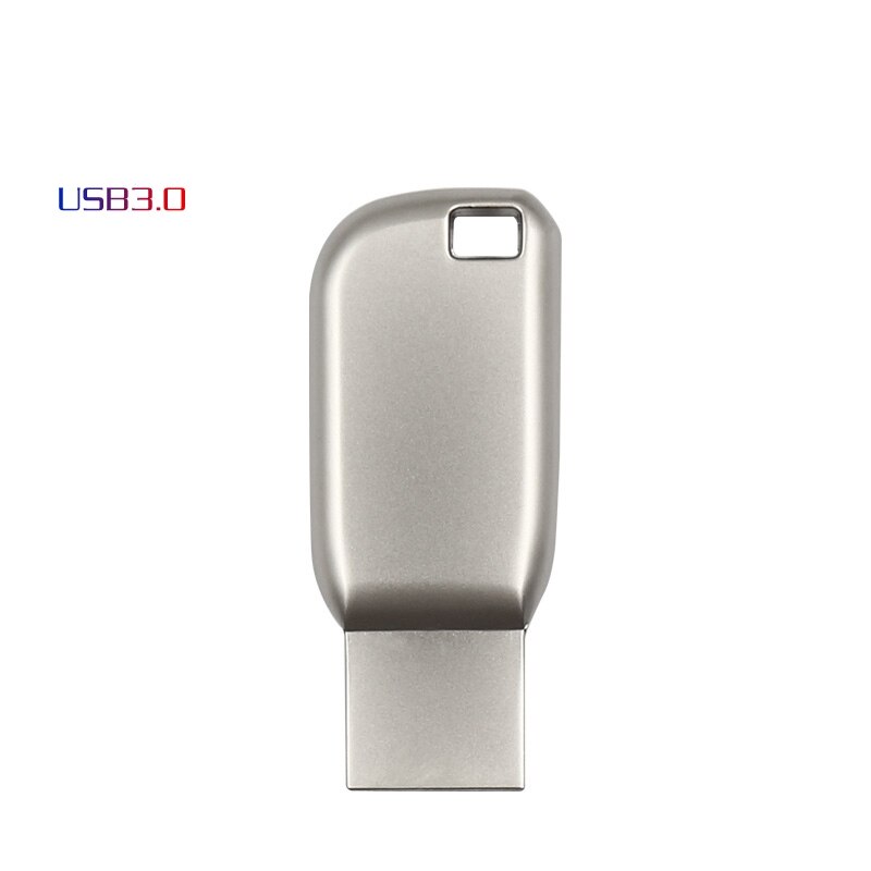 Usb3.0 Flash 32Gb 16Gb 8Gb 128Gb Pen Drive Pendrive Sliver Metalen U Schijf Memoria Cel Usb stok