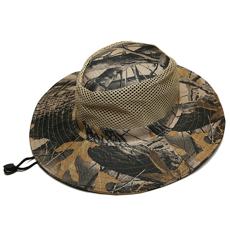 Vissen Cap Met Kin String Oor Nek Flap Cover Afneembare Sneldrogende Ademend Mesh Sport Hoed Outdoor Sportkleding Meubi