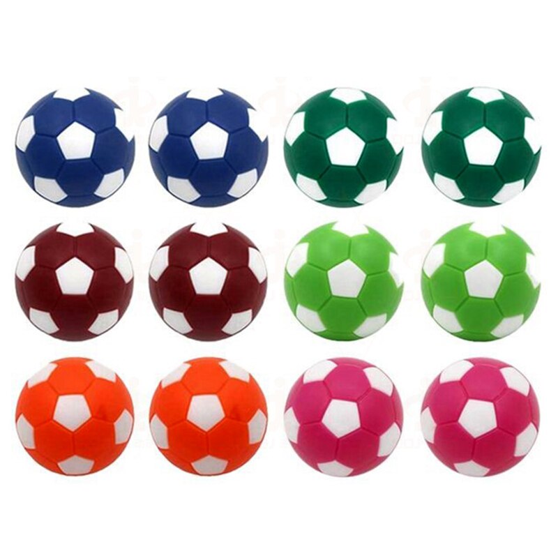 36mm Table Soccer Ball Fussball Indoor Game Foosball Football Machine Parts Kid Soccer Ball Mini for Girls Boys