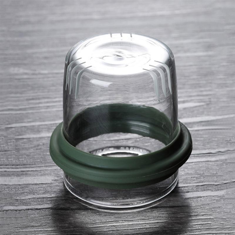 All-in-One Travel Tea Set Portable Glass Tea Set with Carrying Case (Green)