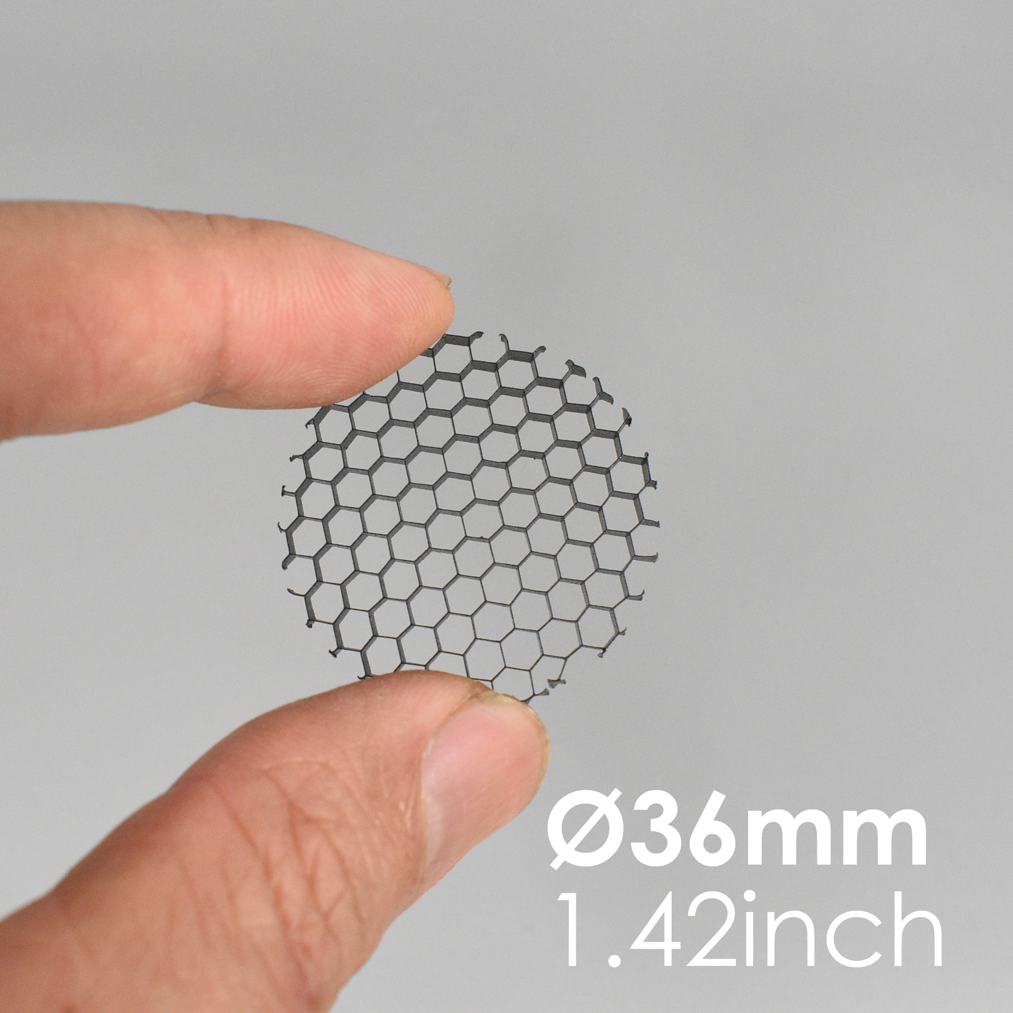 Soft Light Lamp Shade 3mm Honeycomb Anti-glare Plate Aluminum Mesh Cover Mount Reflector Diffuser for Spotlights Downlights