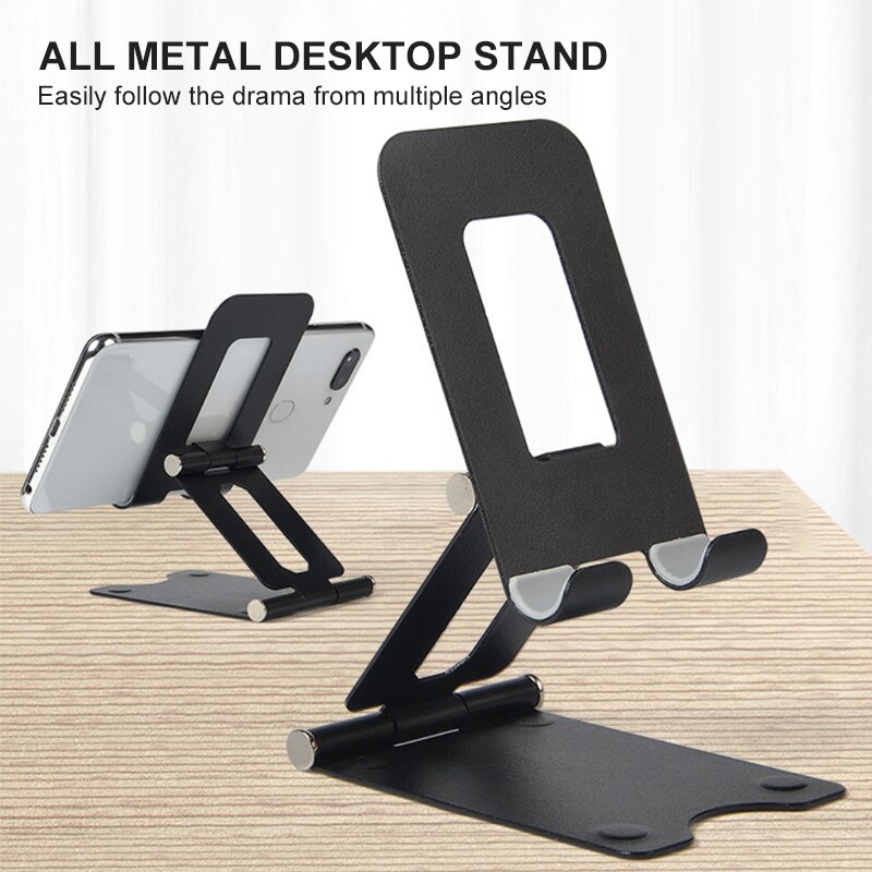 Double Folding Mobile Phone Stand Lazy Stand Desktop Universal Mobile Phone Tablet Stand Stand