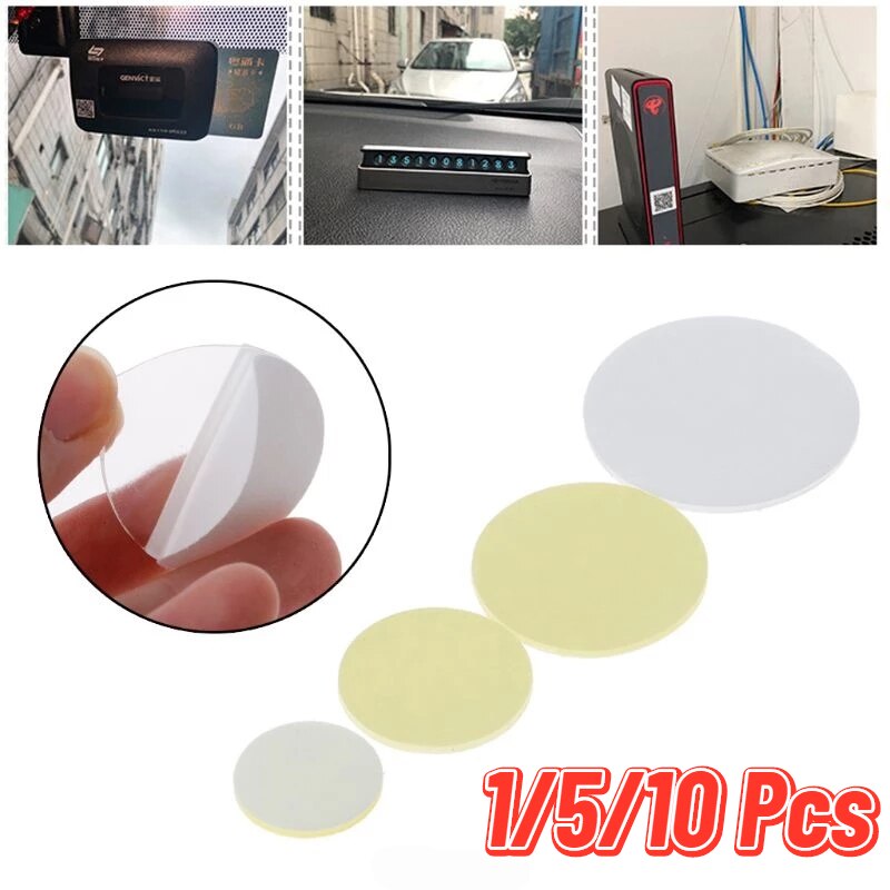 Transparent Universal Dots Stickers Self Adhesive Double Sided Sticker 1/5/10 Pcs Clear Invisible Round DIY Photo Scrapbooking