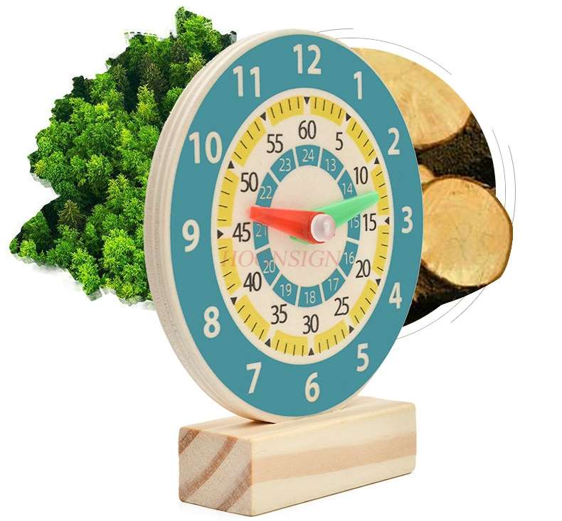 Reloj para estudiantes de primaria, modelo para niños, reloj para enseñanza de matemáticas, ayuda para estudiantes de primer grado, reloj para saber tiempo, dos estudiantes