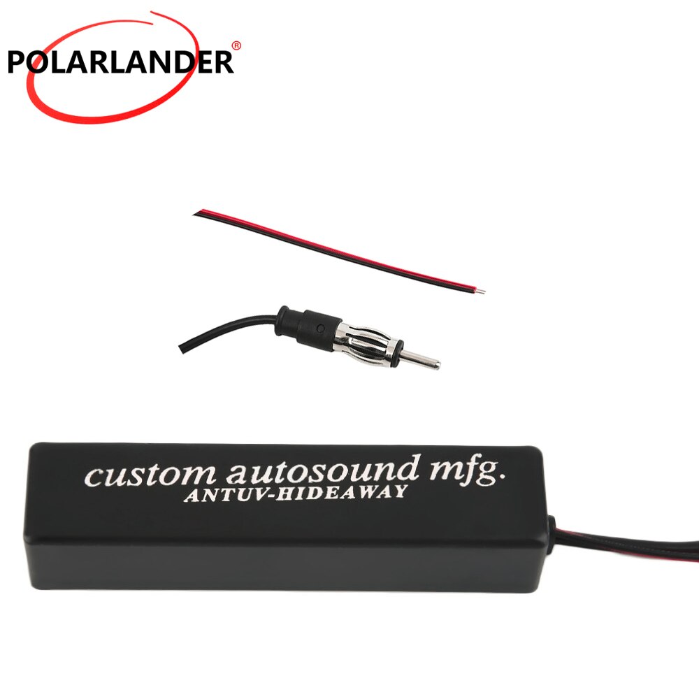 Signal Booster Amp Amplifier for Marine Vehicle Boat RV 12V Signal Antenna Enhance Device Universal Auto Car Radio FM Antenna