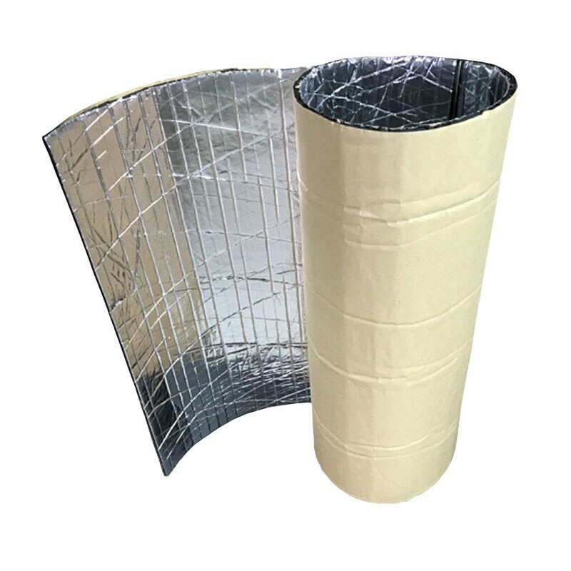 Aluminiumfolie Auto Geluidsisolatie Deadening Isolatie Warmte Akoestische Schuim Glas Fibre Automotive Interieur Accessoires Verkoop