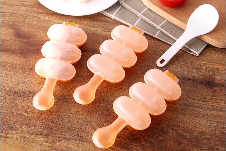 1PC DIY Cute Mini Rice and Vegetable Roll Mold Meat Ball Maker Sushi Onigiri Tool Kitchen Gadgets OK 0761