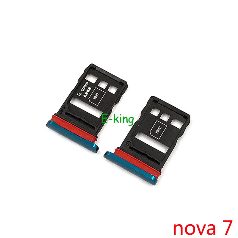 For Huawei Nova 7 8 Sim Card Slot Tray Holder Sim Card Reader Socket