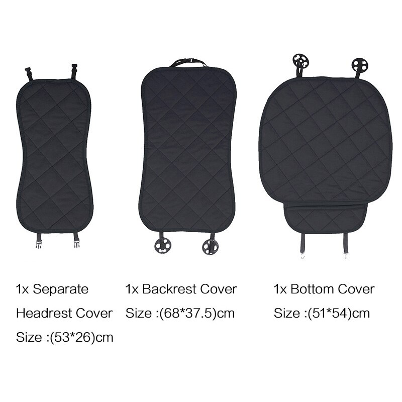 Funda de asiento de coche AUTOYOUTH, Protector de cojín de asiento delantero con patrón de diamante de invierno, funda de cojín cálida en 4 colores para todos los coches