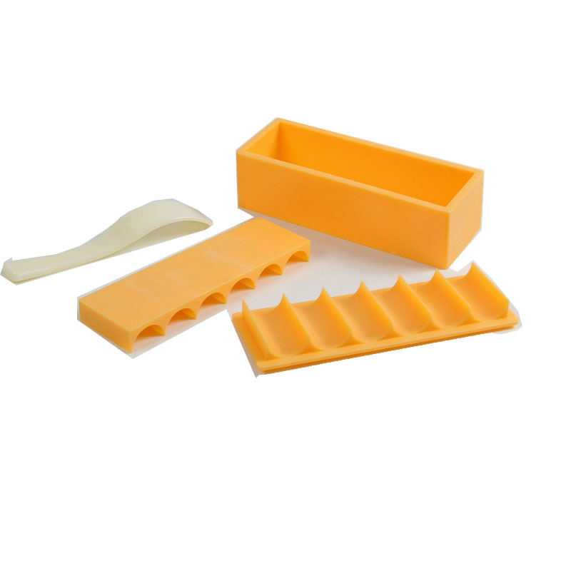 Sushi Mold Two-in-one Sushi Maker Square Small Garden Column Hand-held Sushi Maker Kitchen Tools Sushi Set: Default Title