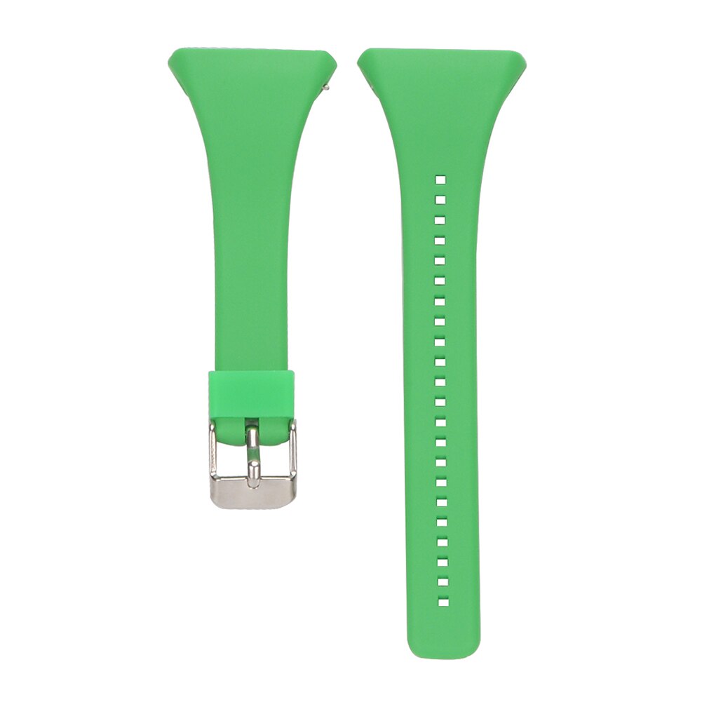 7 color Watch Band Luxury Silicone Band Strap Replacement For POLAR FT4 FT7 FT Series Universal Sport Watch Strap 20cmx3cm: Green