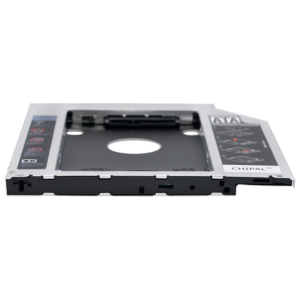 CHIPAL Aluminum 9.5mm 2nd HDD Caddy SATA 3.0 2.5 SSD HDD Enclosure Case For Apple Macbook Pro Air 13&quot; 15&quot; 17&quot; DVD/CD-ROM Optibay