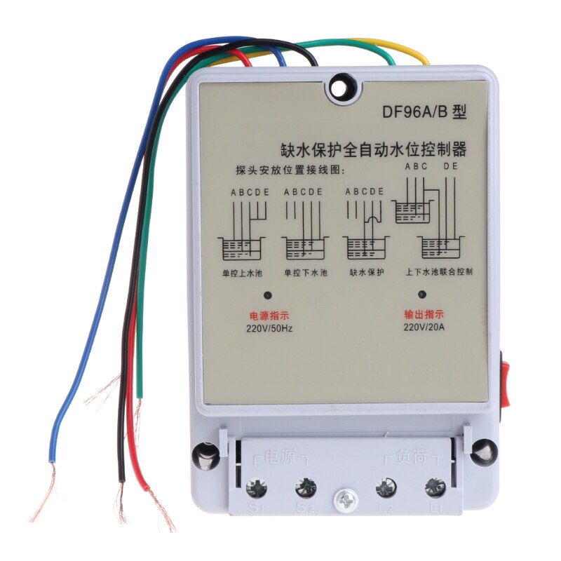 DF-96A/B Automatische Wasserstand Regler Pumpe Zisterne Auto Flüssigkeit Schalter 220V