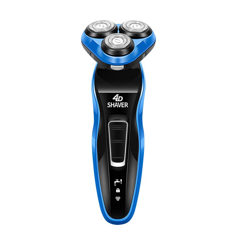 4 in 1 elektrisk barbermaskine mænd barbermaskiner ansigts næse øre skæg trimmer vandtæt barbermaskine: En