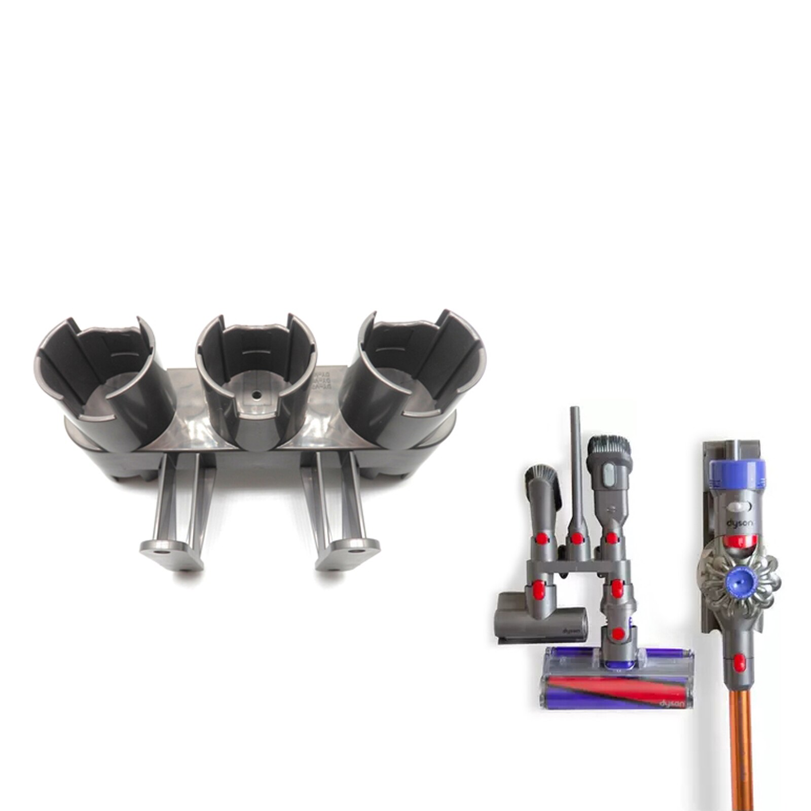 Vacuum Cleaner Storage Bracket, Five-hole Wall-mounted Brush Stand for Dyson