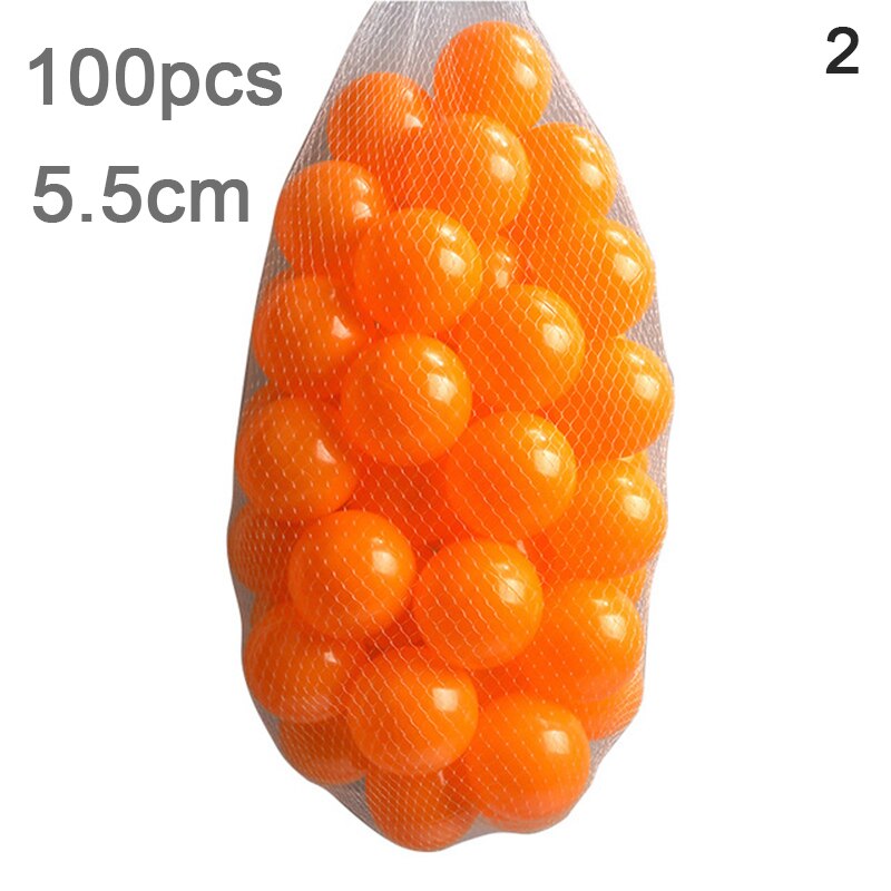 100x Eco Friendly Ball Plastic Ocean Ball Water Pool Ocean Wave Ball Outdoor Toy: A2