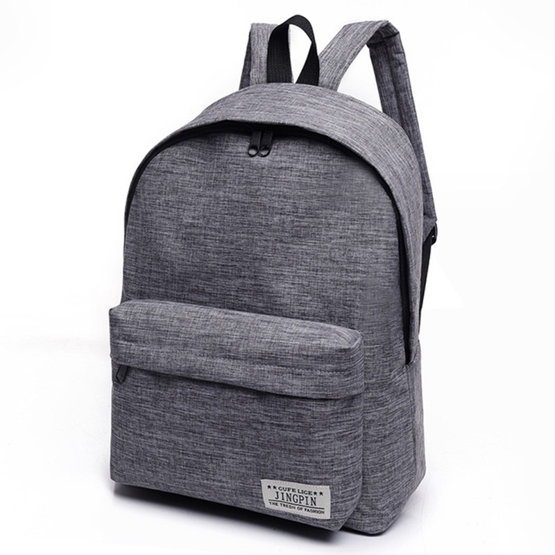 Canvas Schooltassen Voor Tiener Jongen Meisjes Reizen Rugzakken Student Schooltas Mannen Vrouwen Rugzak Laptop Tas WBS500-3