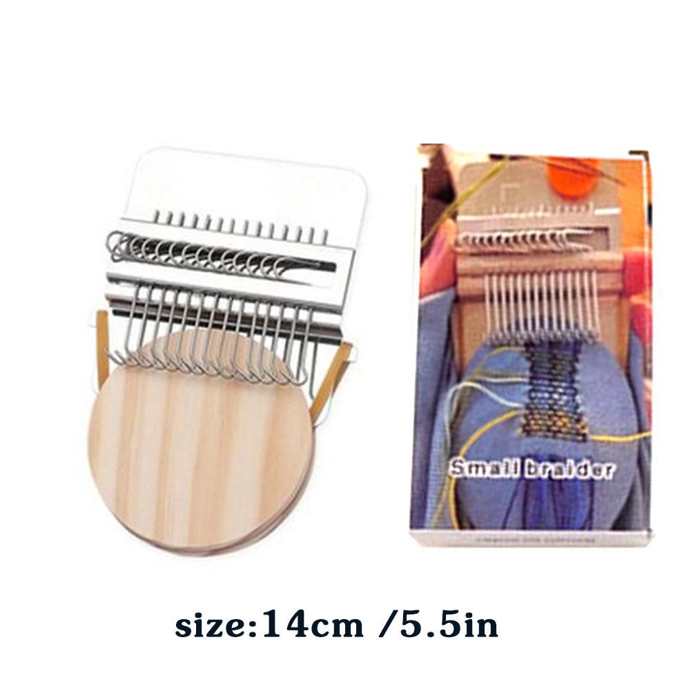 Weven Stopnaald Mini Loom Machine Houten Weefgetouw Breien Machine Thuis Plezier Reparatie Weefgetouw Handleiding Diy Weven Art Stopnaald Gereedschap