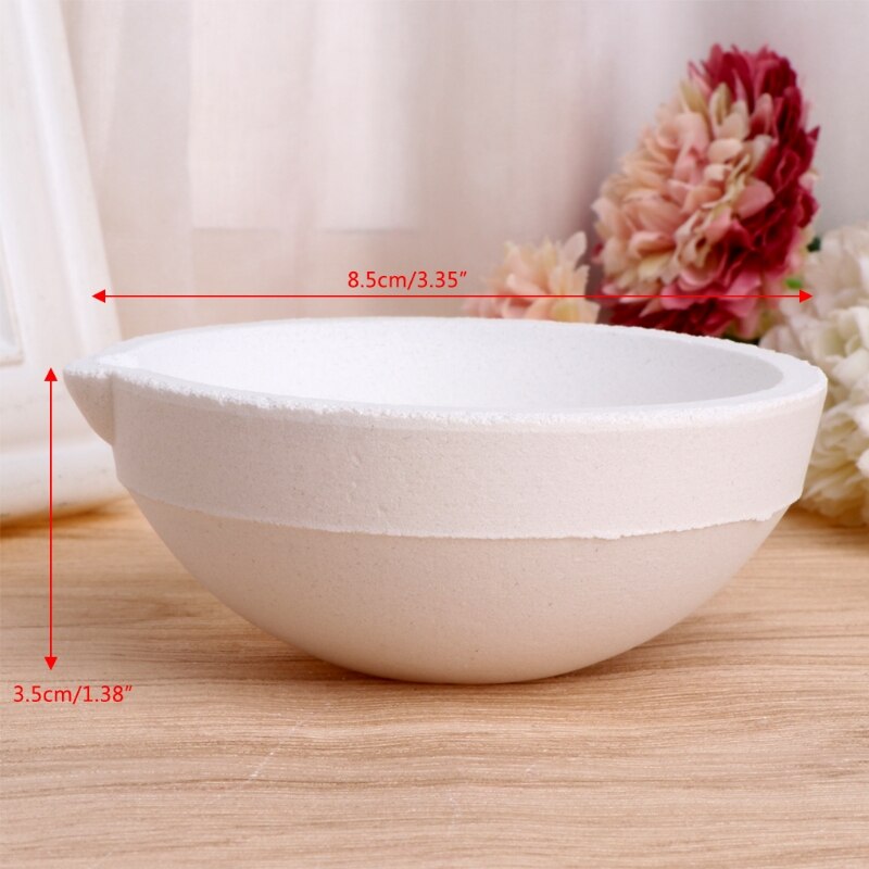100/250/500/750/1000Gram Quartz Kom Sieraden Apparatuur Smeltkroes Voor Melting Goud Zilver Platina diy Maken Tool: 500Grams