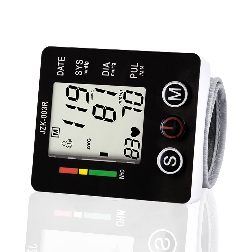 Digital handled blodtrycksmätare mäta lcd display pulsmätare elektronisk blodtrycksmätare sjukvård 99 gånger minnen