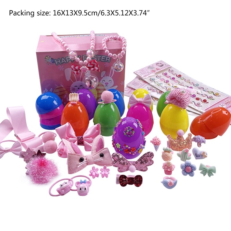 Caccia all&#39;uovo di pasqua Mini giocattolo di pasqua automatico uova pre-riempite Fine ABS forniture per feste cesto di pasqua ripieni vacanze di pasqua