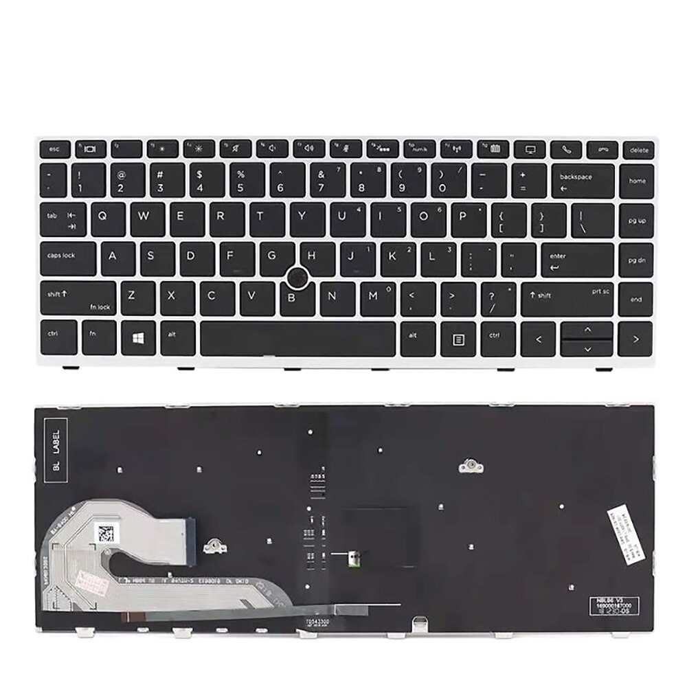 Keyboard with backlit for HP EliteBook 745 G5 840 G5 846 G5 840 G6 US