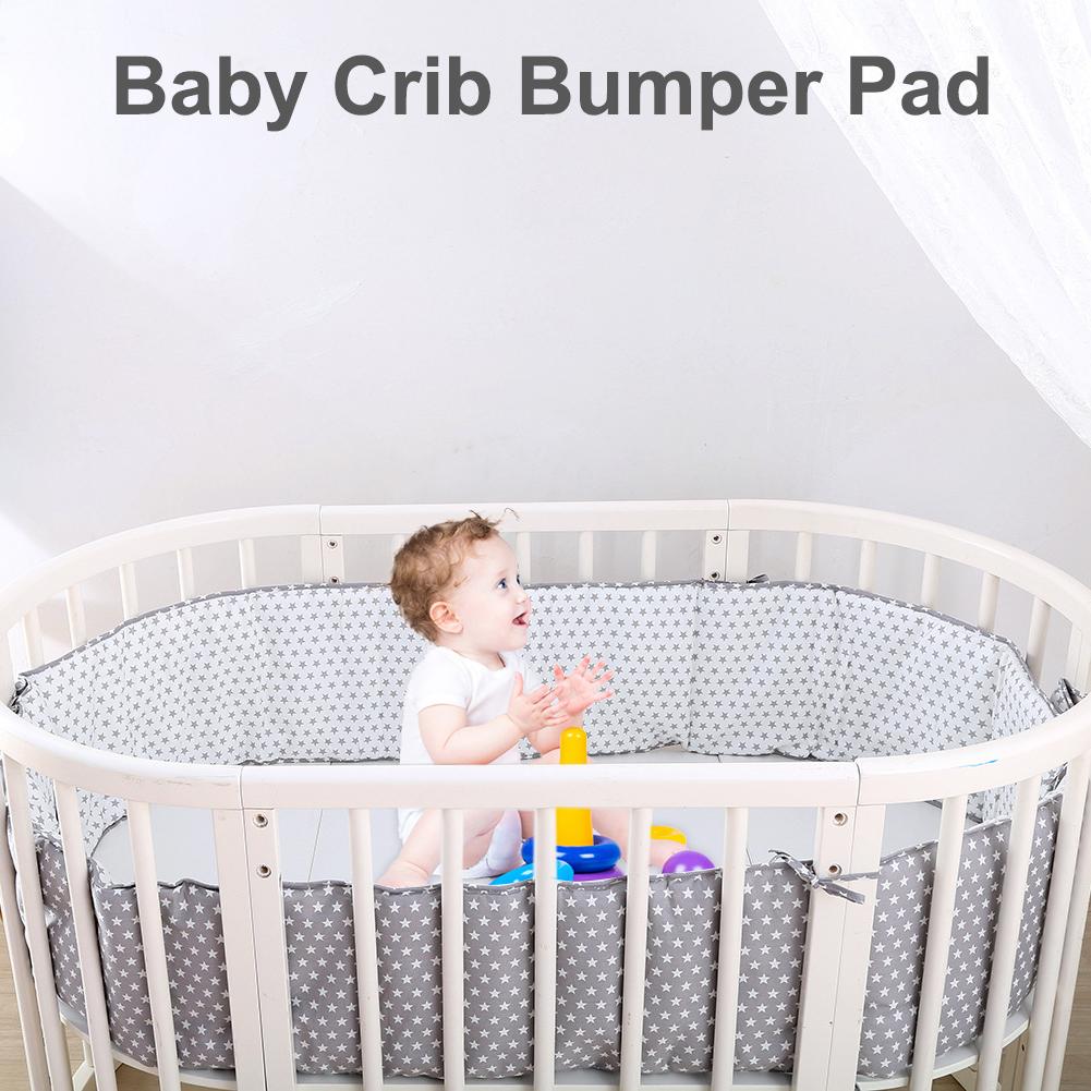 1Pcs Baby Crib Bumper Pads Ademend Zachte Crib Liner Protector Voor Jongens Meisjes 30x170cm