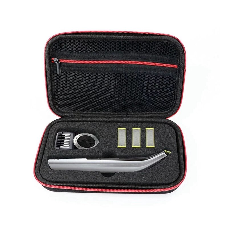 Estuche de almacenamiento para afeitadora OneBlade Pro QP150/QP6520, recortador eléctrico, bolsa de viaje, caja de transporte a prueba de golpes e impermeable