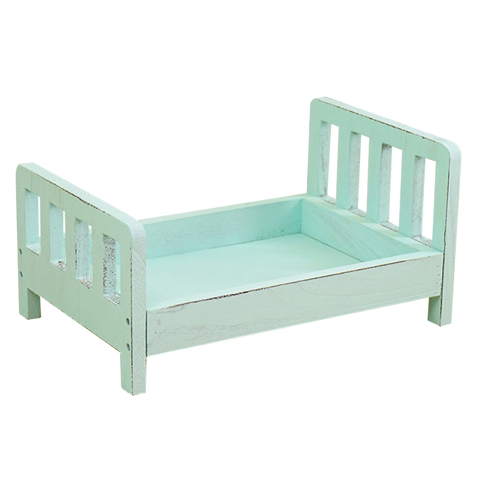 Crib Detachable Basket Wood Bed Accessories Photo Shoot Infant Baby Photography Background Studio Props Sofa Posing Newborn