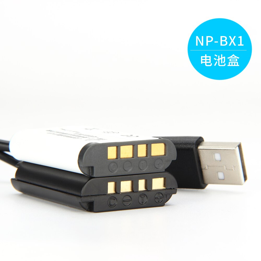 Caméra chargeur d'alimentation mobile câble USB DK X1 DK-X1 coupleur cc NP-BX1 NPBX1 batterie factice pour Sony DSC-RX1 DSC RX100 RX1R