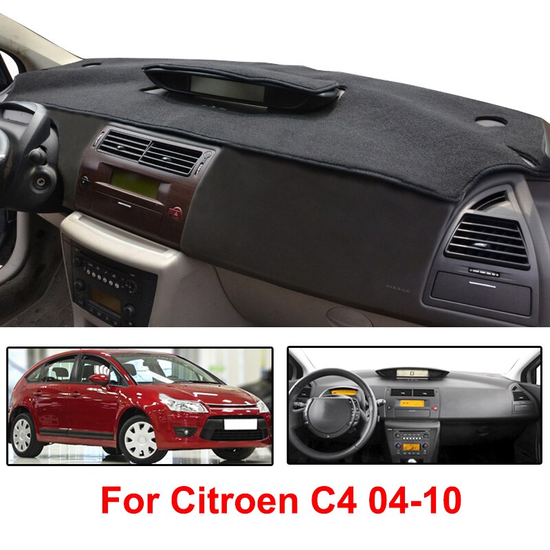 Xukey Fit Voor Citroen C4 C-Quatre Dashboard Cover Dashmat Dash Mat Pad Zonnescherm Dash Board Cover 2004-2006 2007