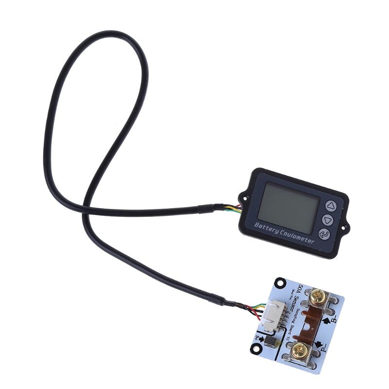 Dc 8-80v 50a batteri coulometer  tk15 batteri tester til lifepo coulomb tæller