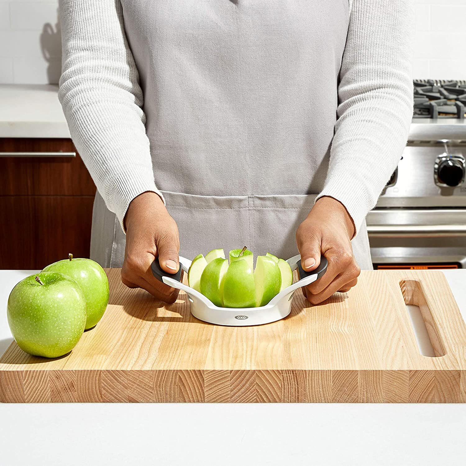 Cortador de 8 cuchillas para manzana, cortador de cuñas de acero inoxidable, cortador de fruta para manzana, Mango, tomates, corte de patatas