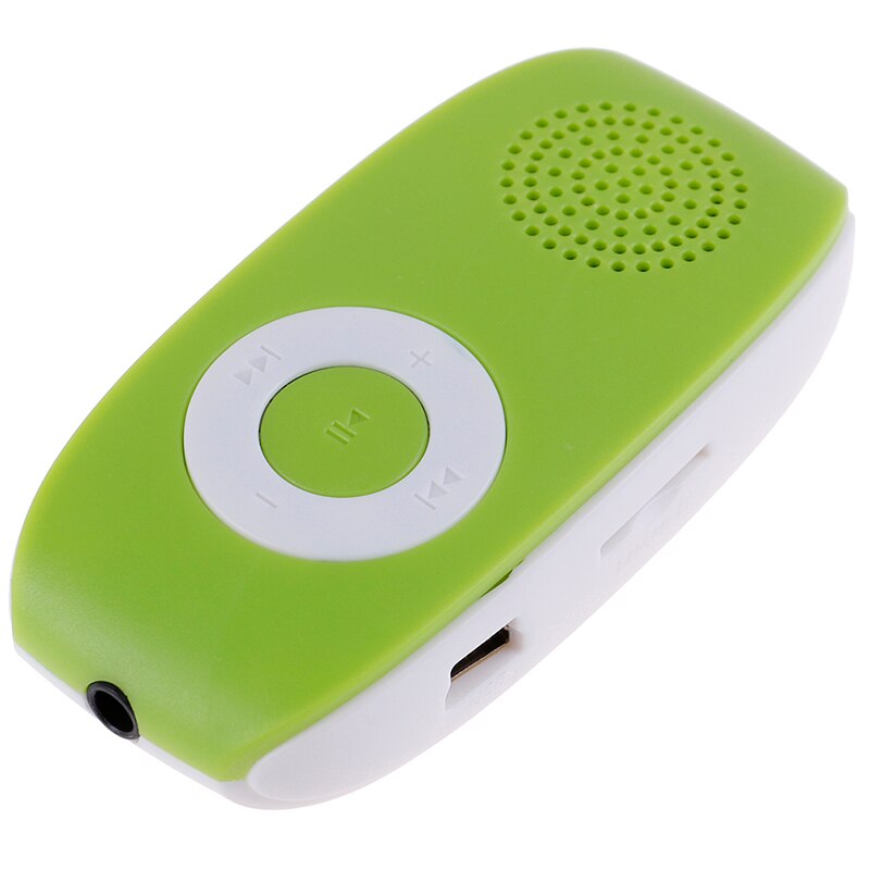 Reproductor de música MP3 para niños con Clip reproductor de música USB reproductor de MP3 compatible con tarjeta SD TF 32GB de música deportiva altavoz incorporado