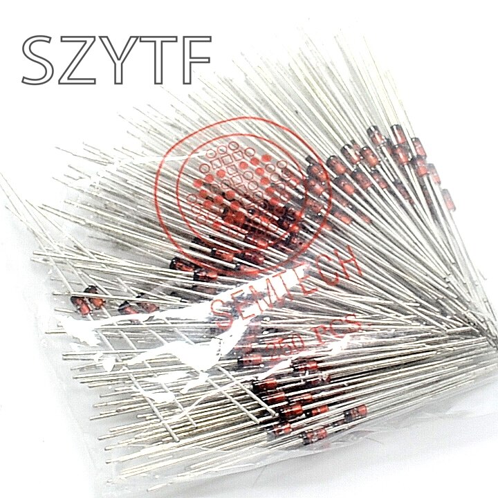 1W Zenerdiode 1N4742 IN4744 1N4740A 1N4735A 1N4746A 1N4733A 12V (100 Stks/partij)