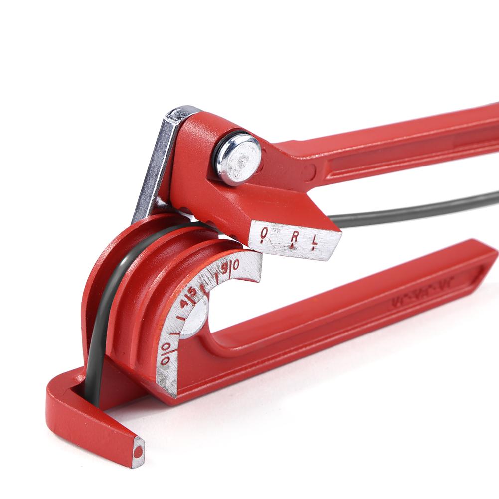 Heavy Duty Pipe Bending Tool Bender Bender Brake Strong Aluminum Alloy Tubing Toughness Tube Portable Curving Pliers