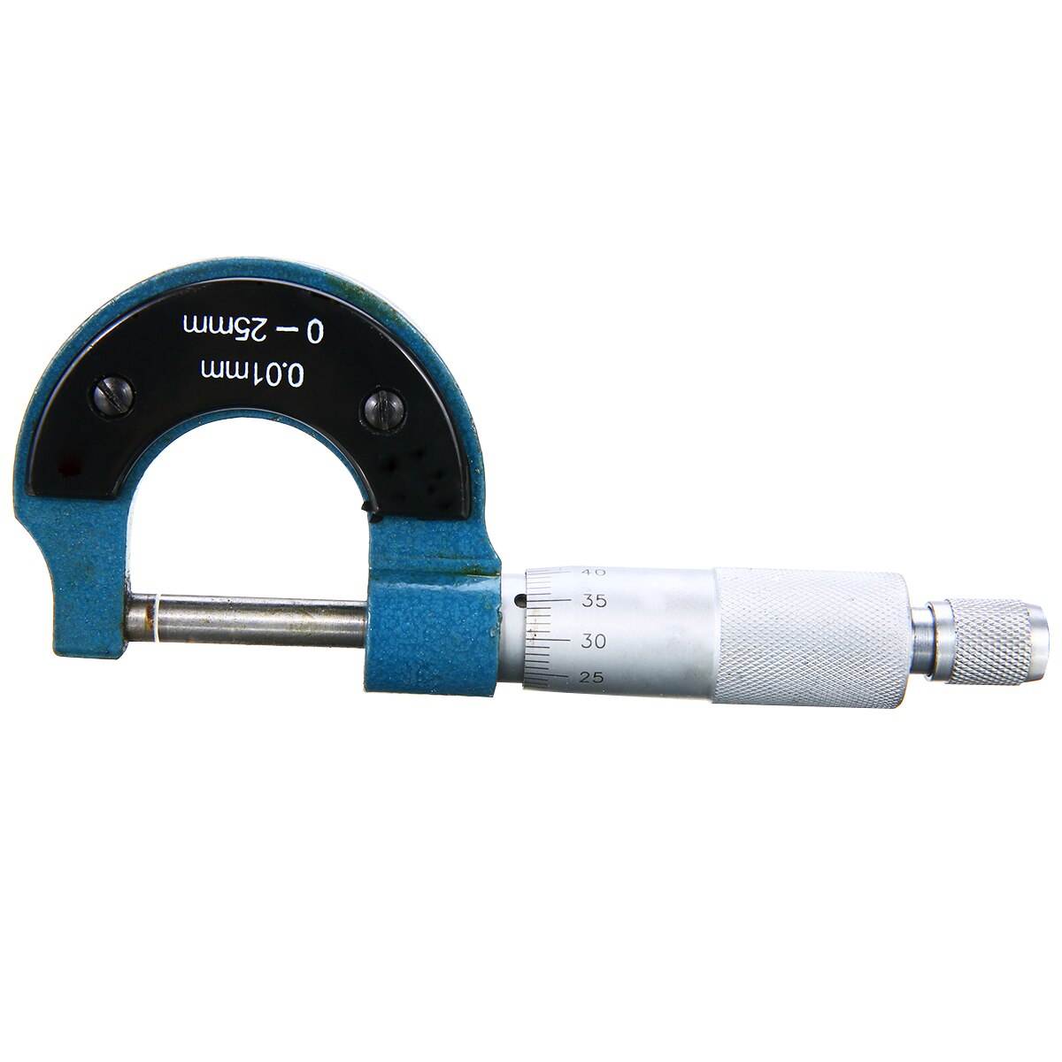 1pc Precise Gauge Micrometer 0-25mm 0.01mm Outside Metric Micrometer Tool With Metal Caliper Tool For Measuring Tools